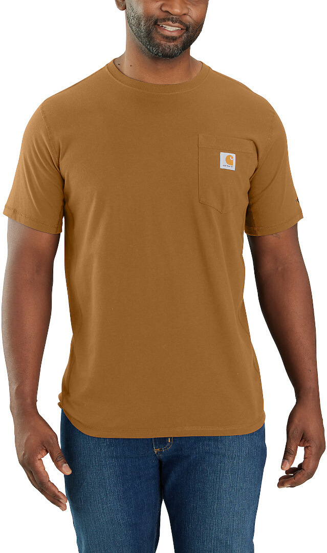 Carhartt Force Relaxed Fit Midweight Short Sleeve Pocket Tricou Maro L Figura 2