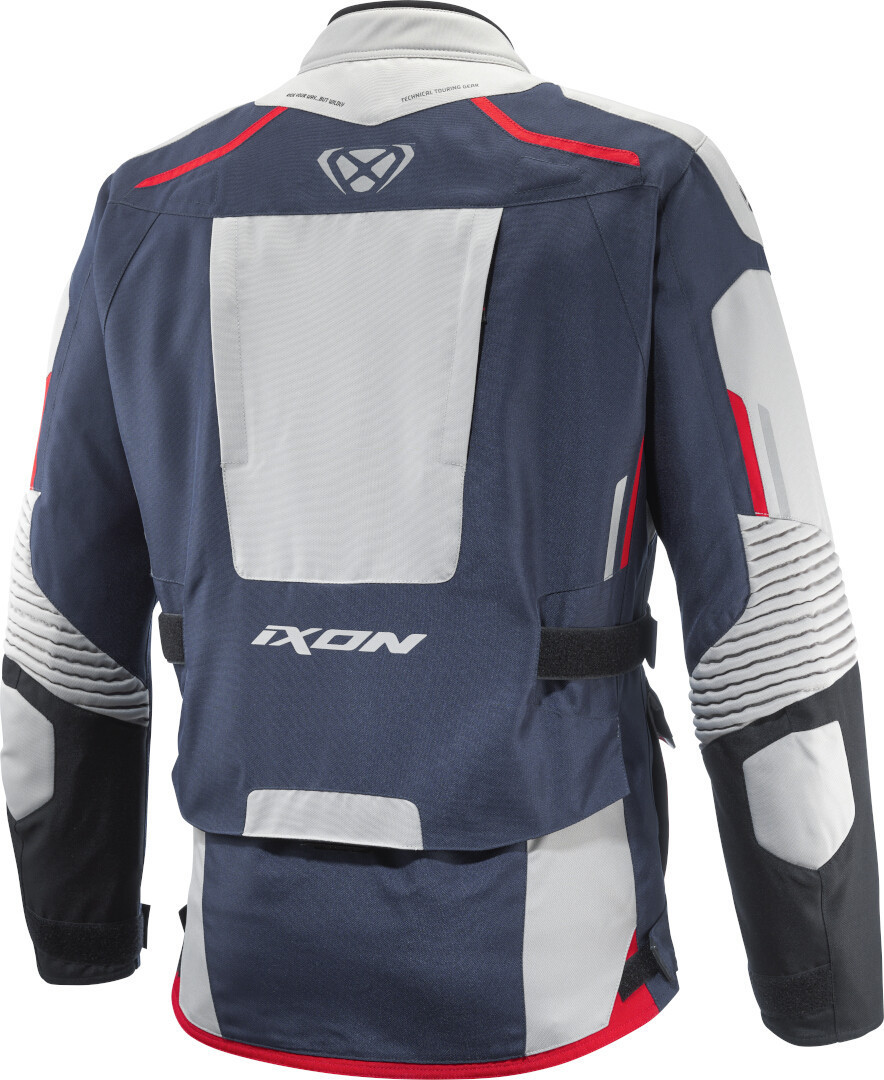 Ixon Midgard Waterproof Motorcycle Textile Jacket black/grey/blue L Figure 2