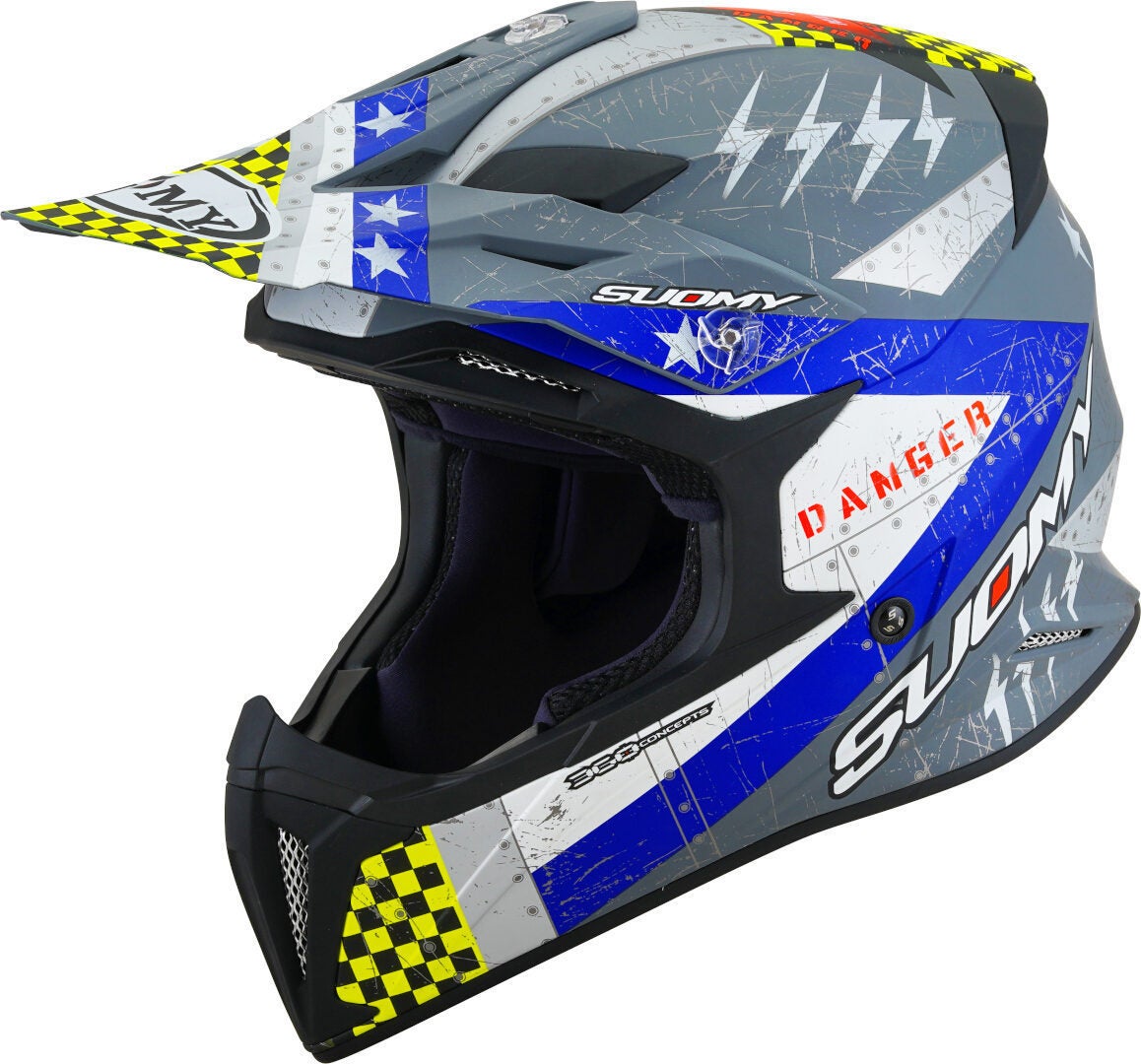 Suomy X-Wing Jetfighter E06 Casque de motocross