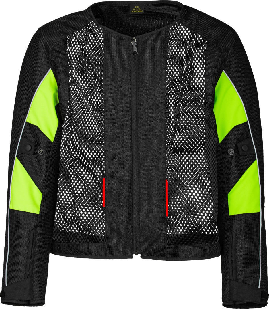 Motoairbag MAB v4 Jaqueta têxtil perfurada da motocicleta para o colete do airbag MAB v4 Artigo principal Figura 1