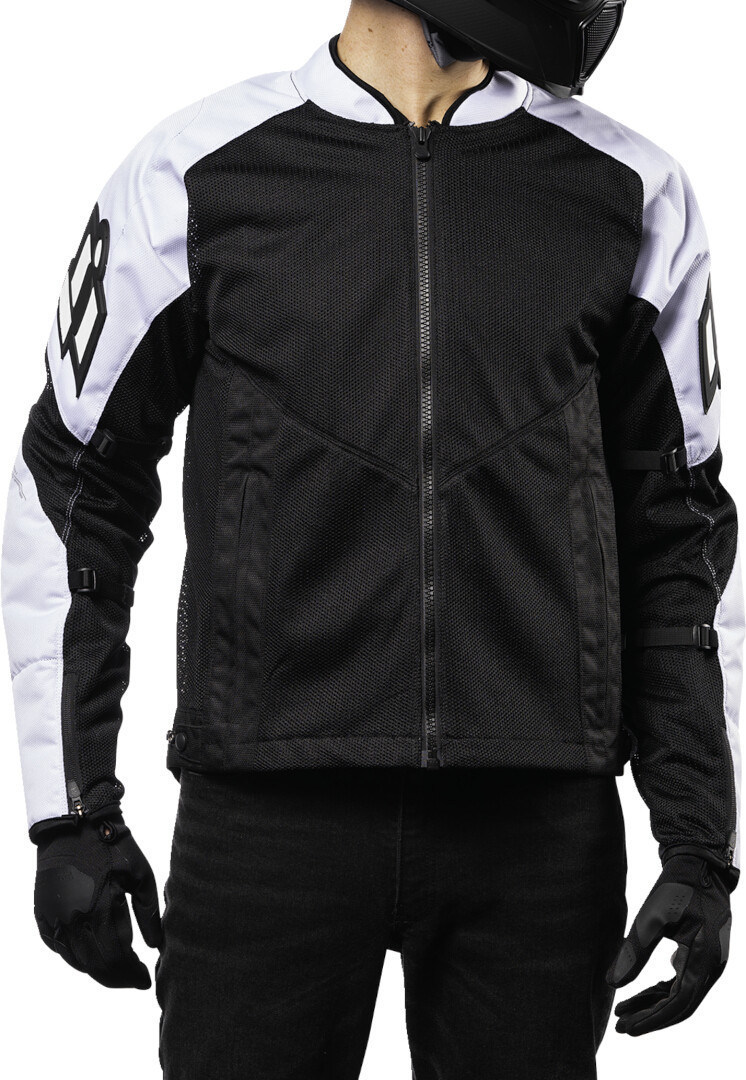 Icon Mesh AF 2023 Motorcycle Textile Jacket black/white L Figure 3