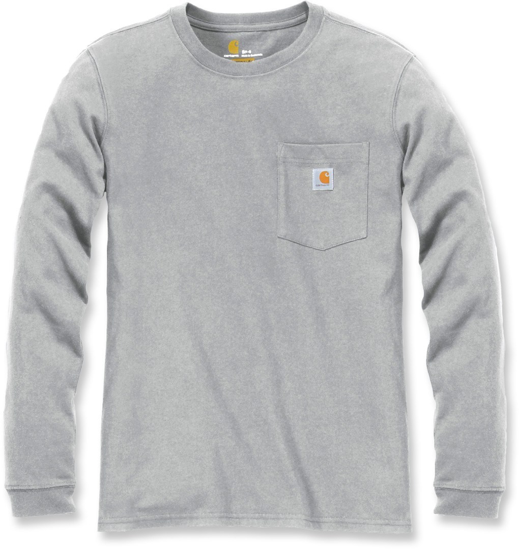 Carhartt Workwear Pocket Cămașă de damă cu mânecă lungă Gri XS Figura 1