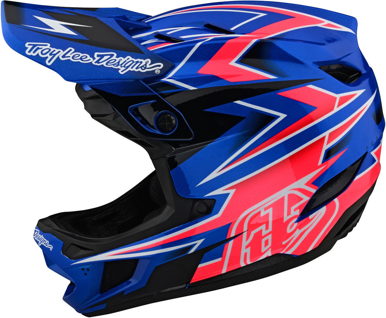 Troy Lee Designs D4 MIPS Composite Volt Downhill Helm blau L (58/59) Abbildung 8