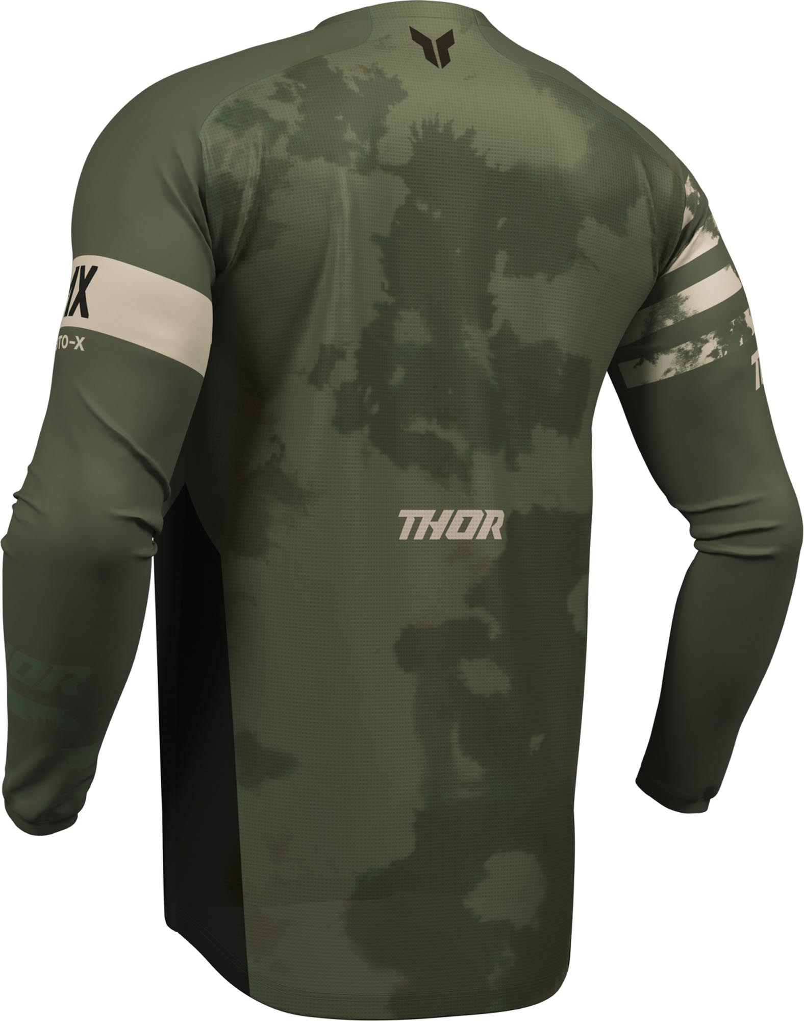 Thor Launchmode Bleach Motocross trøye svart/kamuflasje XL Figur 3