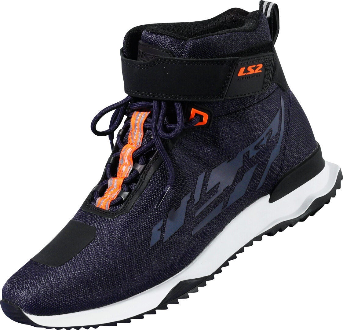 LS2 Acrux Motorfiets Schoenen blauw/oranje 43 Figuur 1