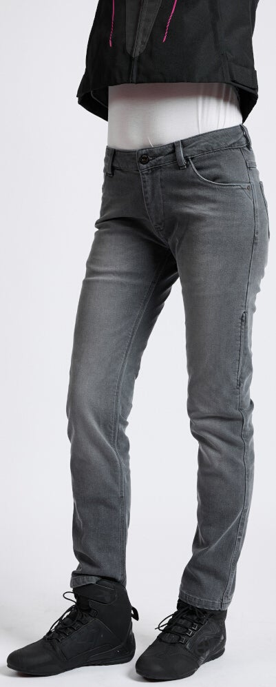 Ixon Billie Damer Motorcykel Jeans Grå sten 36/32 Figur 2