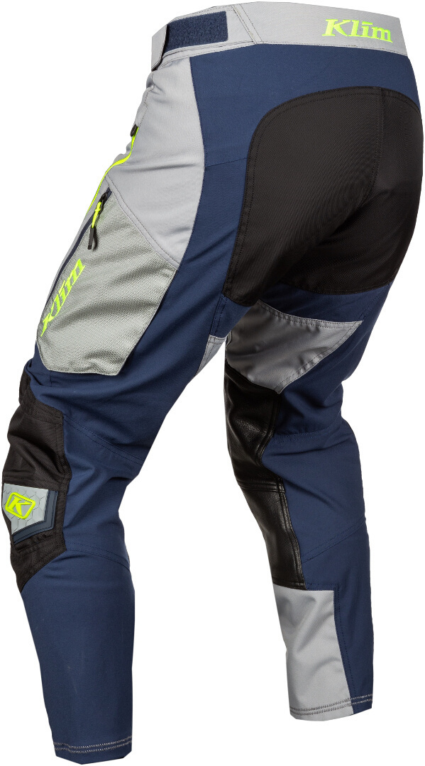 Klim Dakar In The Boots Pantaloni de motocross gri/galben 30 Figura 2