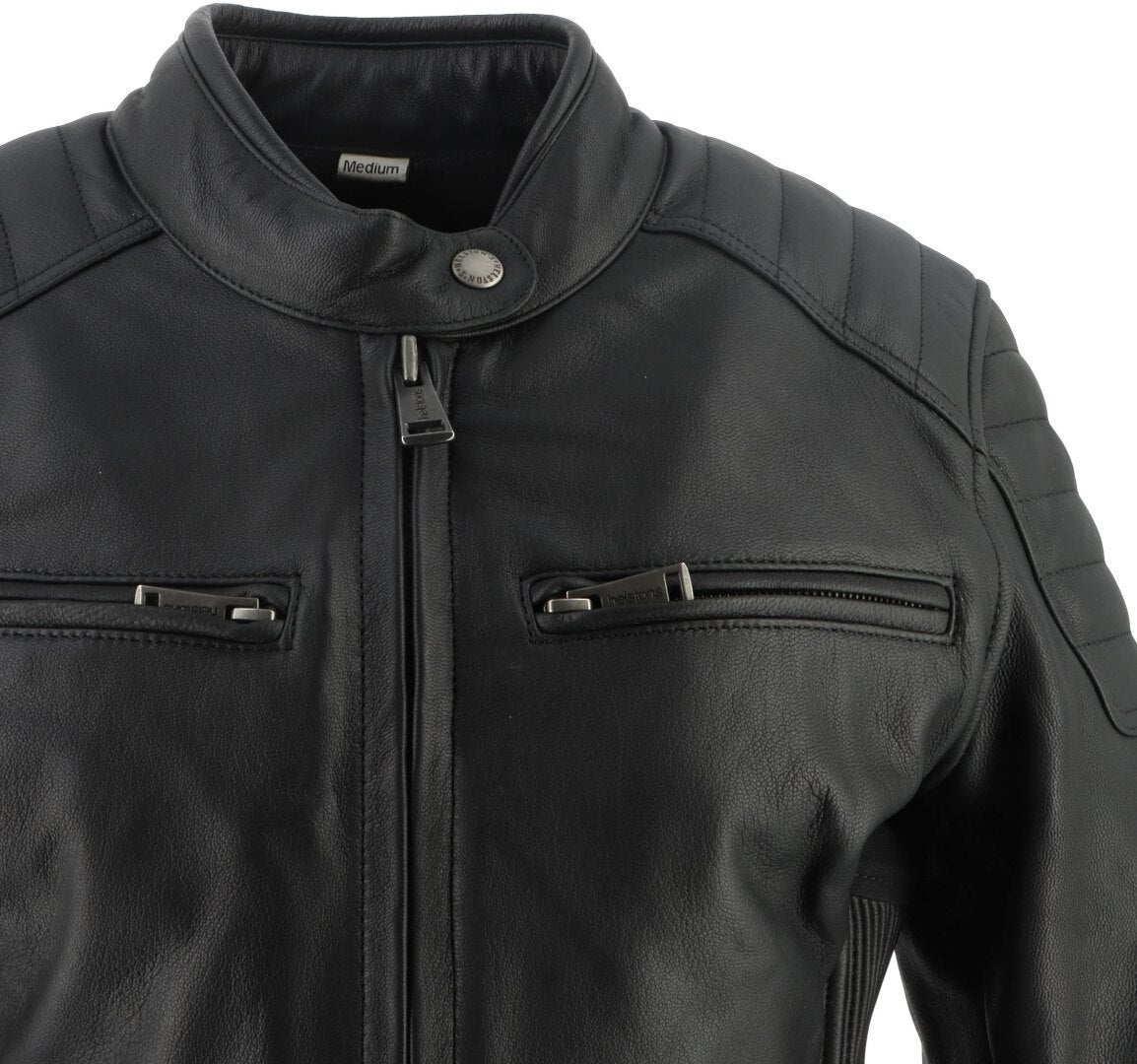 Helstons Jody Damen Motorrad Lederjacke schwarz 3XL Abbildung 4