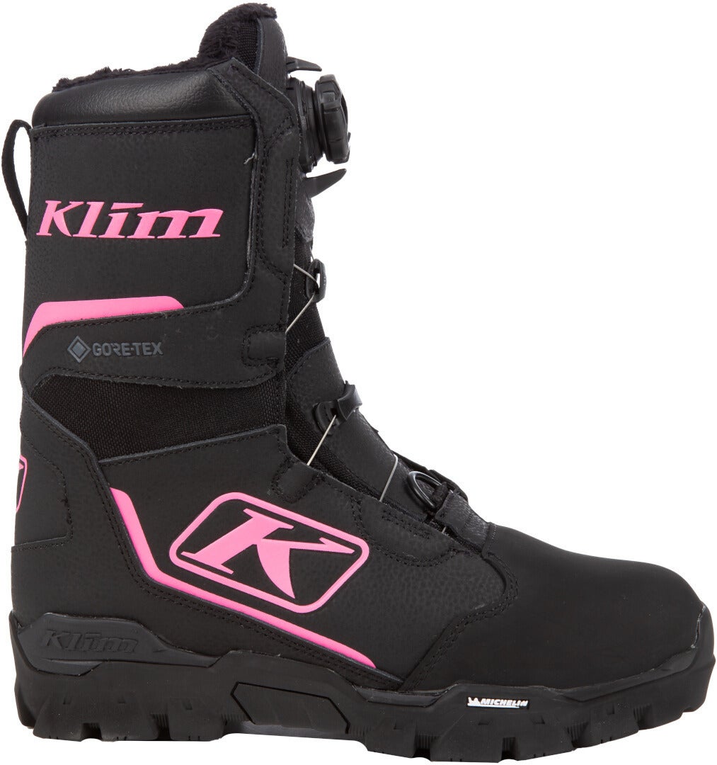 Klim Aurora GTX BOA 2023 Dame snescooter støvler sort/pink 10 Figur 9