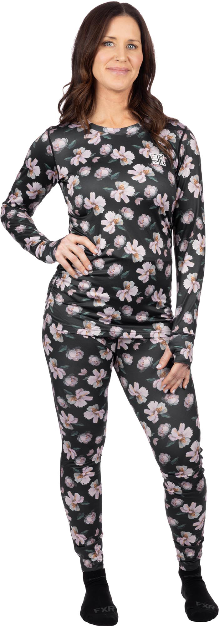 FXR Atmosphere Functioneel damesshirt zwart/roze S Figuur 3