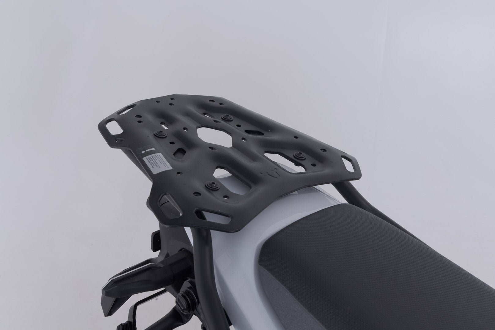 Side view of SW-Motech ADVENTURE-RACK - Black. Kawasaki KLE500 / KLE500 SE (26-).