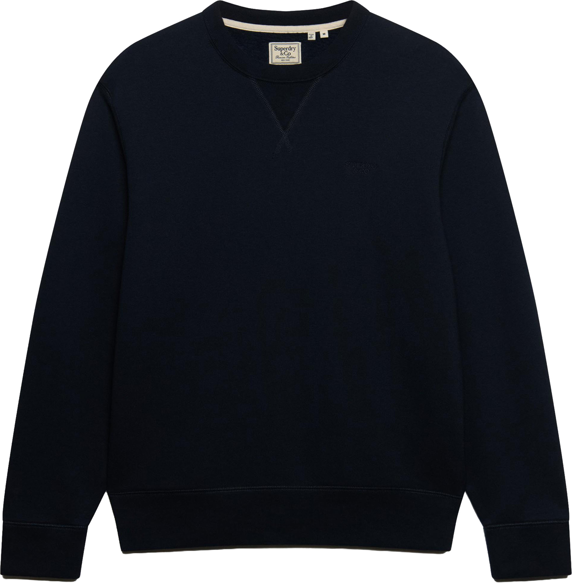Superdry & Co Essential Stack Logo Sudadera Azul marino oscuro M Figura 1