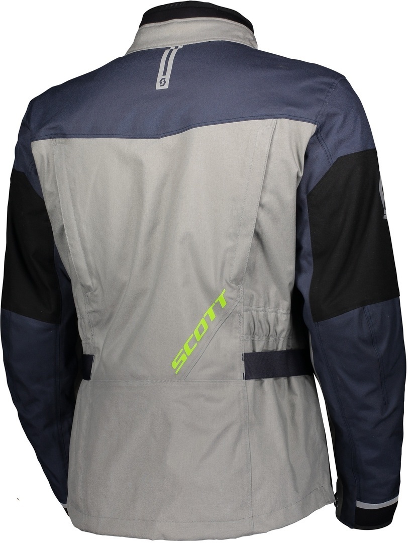 Scott Voyager Dryo waterproof Motorcycle Textile Jacket grey/blue M Figure 2