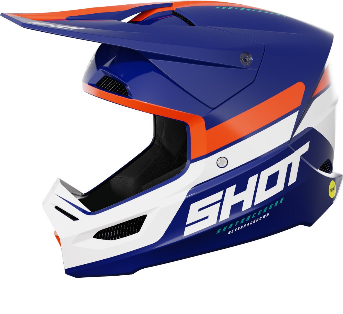 Shot Race Iron Casco da motocross blu/arancione L (59/60) Figura 1
