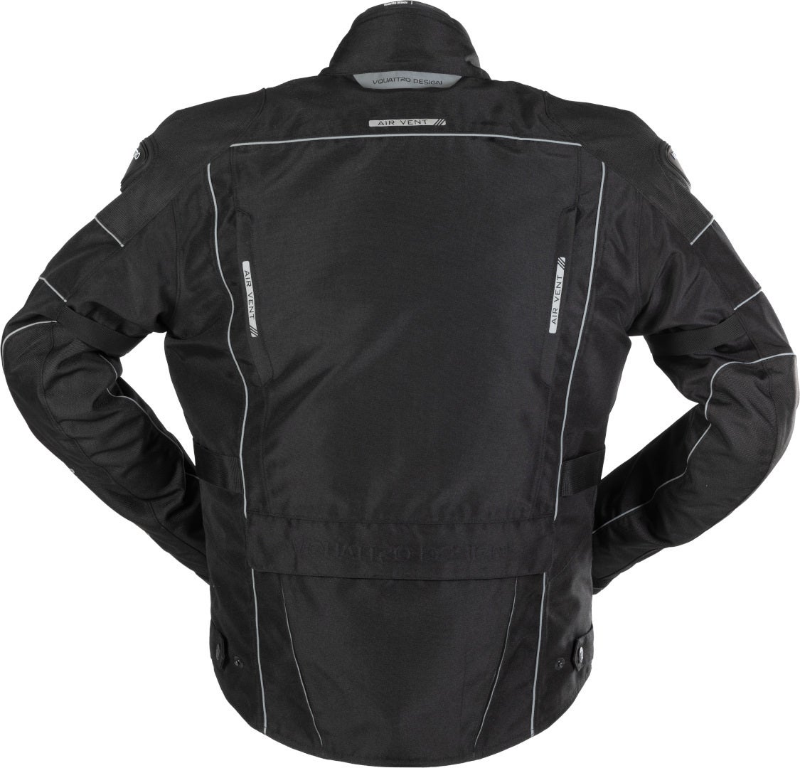 VQuattro Hurry Jachetă textilă pentru motociclete negru XXL Figura 2