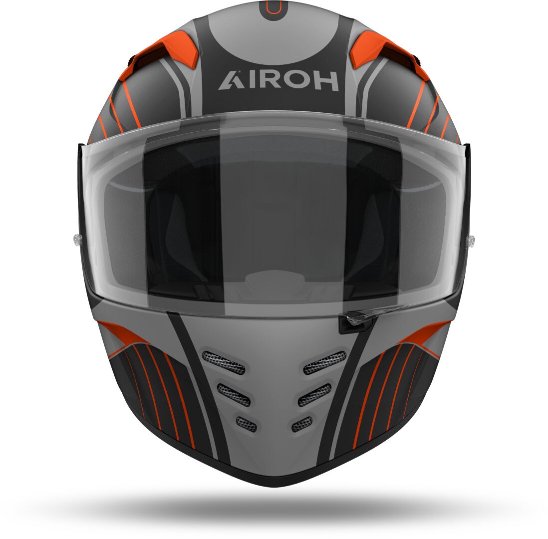 Airoh Connor Achieve Hjelm sort mat/grå/orange XL (61/62) Figur 3