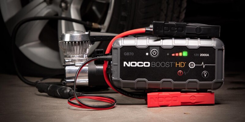 NOCO Litiumbatteribooster GB70 12V 2000A Figur 7