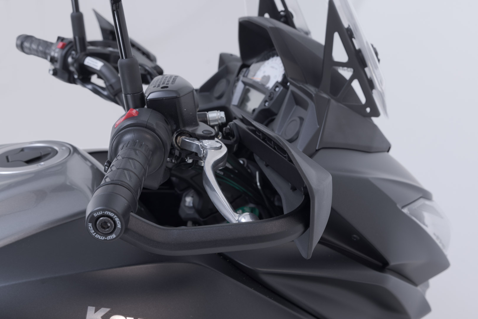 Kit SW-Motech Sport de protecție de mână - Negru. Kawasaki Versys 650 (07-21). Figura 5