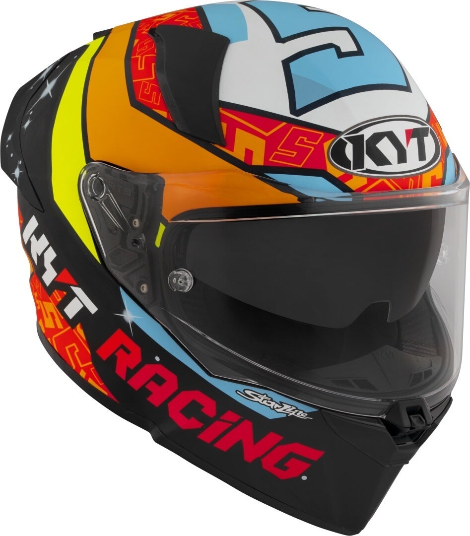 Side view of KYT R2R Max Masia 2022 Replica Helmet