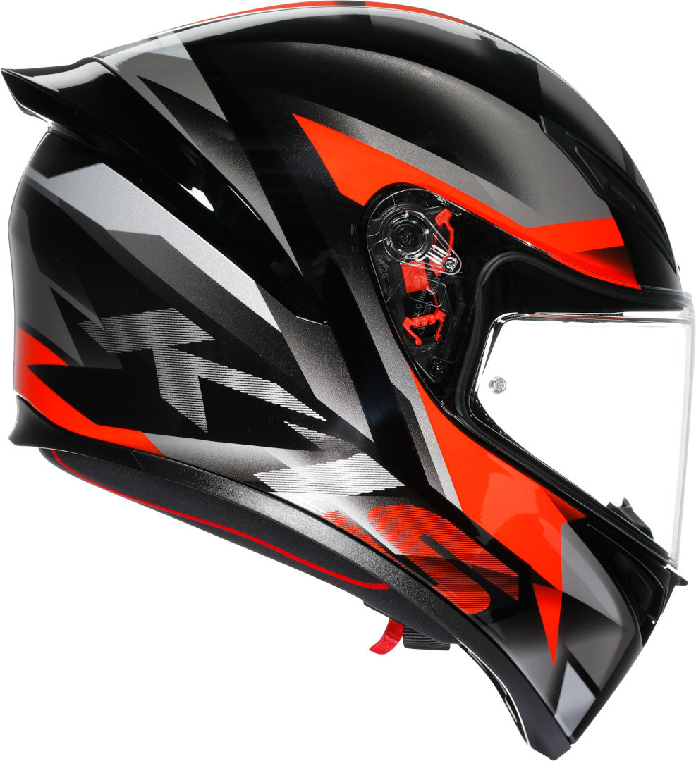 AGV K1 S Fastlap 2.0 Helm schwarz/grau/rot L (59/60) Abbildung 3