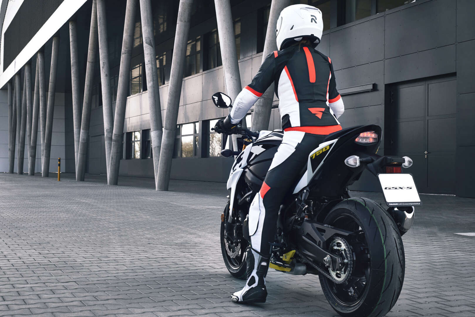 SHIMA Miura 2.0 Ladies Motorcycle Leather Pants black/white/red 34 Figure 5