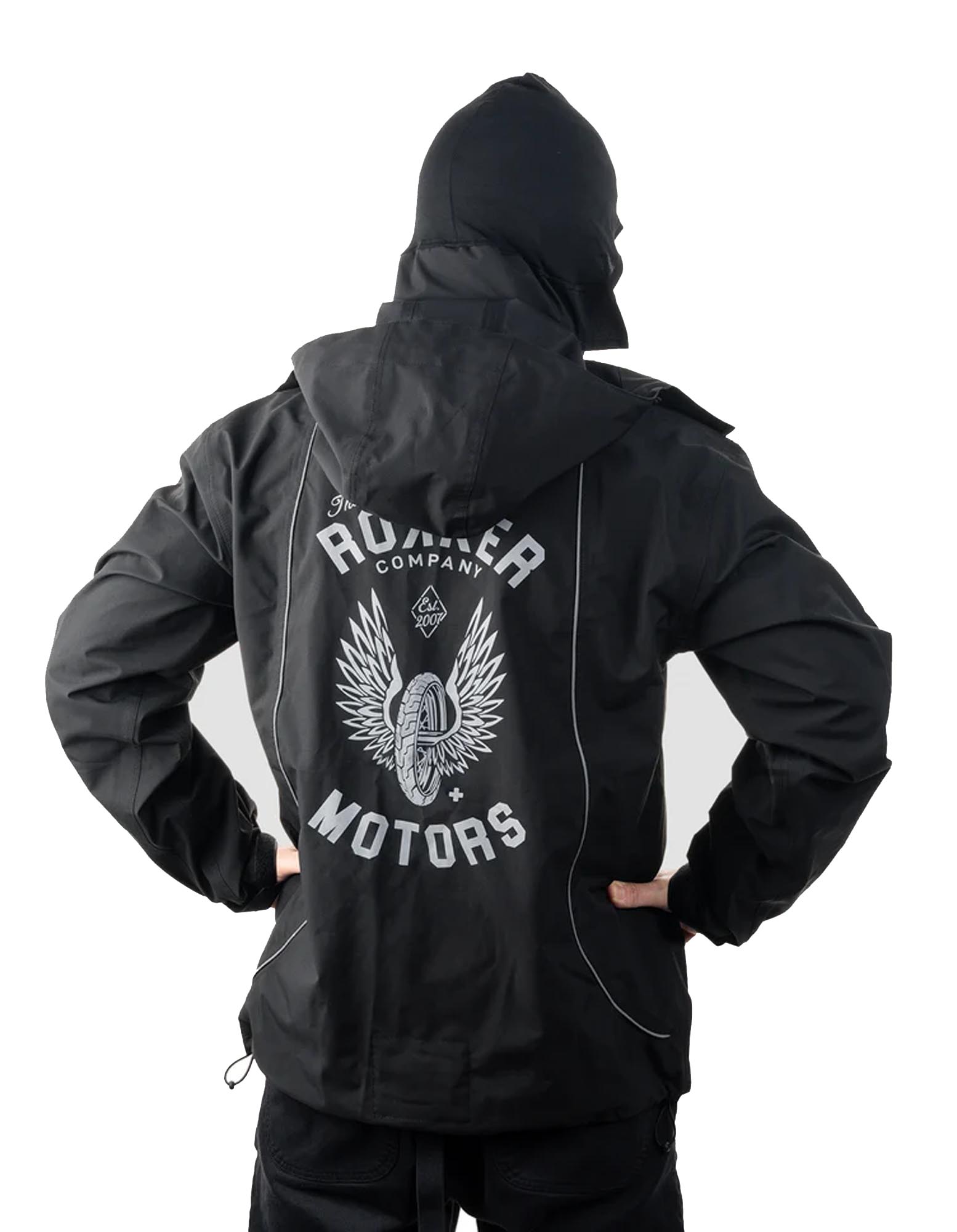 Rokker TRC Classic 2- Piece Motorcycle Rain Suit 2XS Figure 11