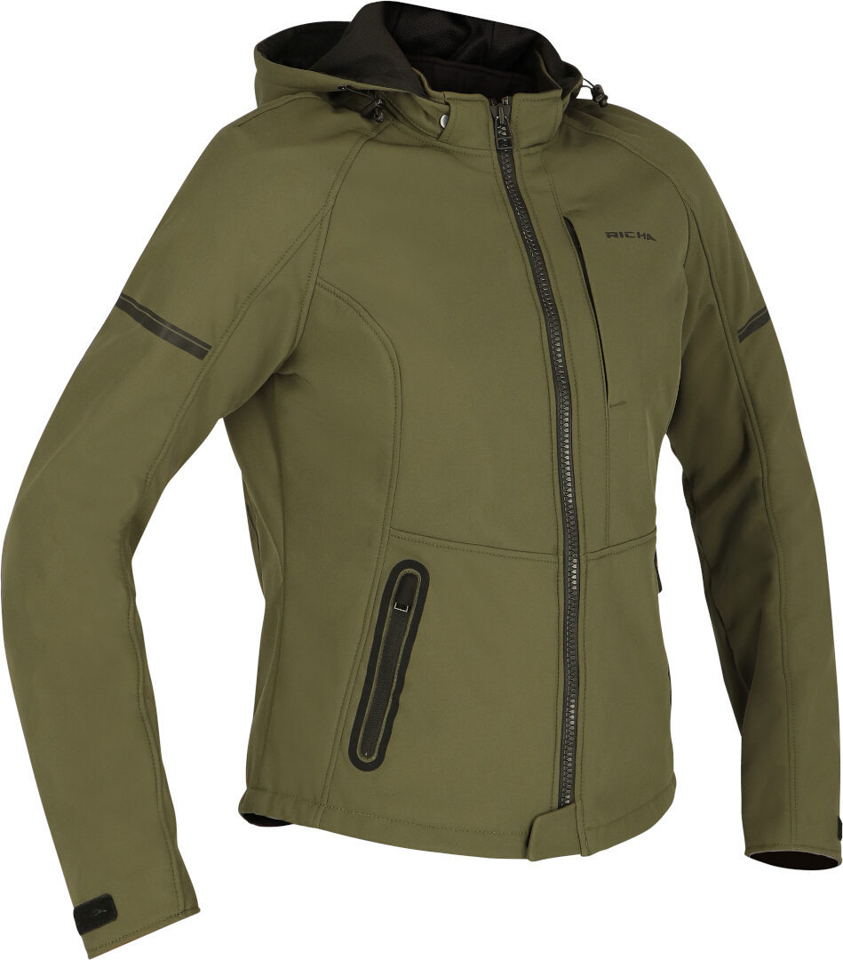 Richa Vanquish 2 Dames Motorfiets Textiel Jas Olive M Figuur 1