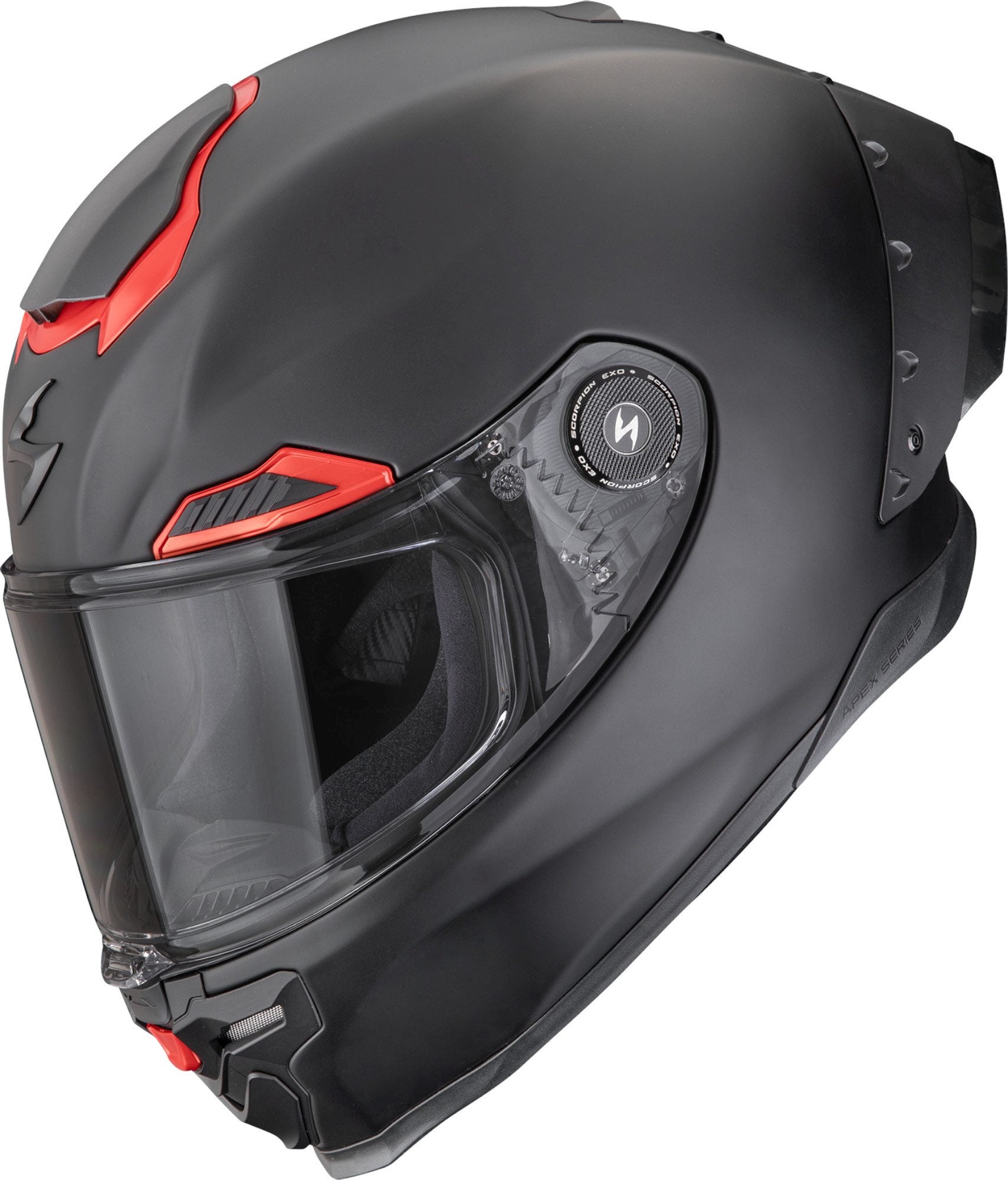 Scorpion EXO-Race Air Helm Zwart mat/rood S (55/56) Figuur 1