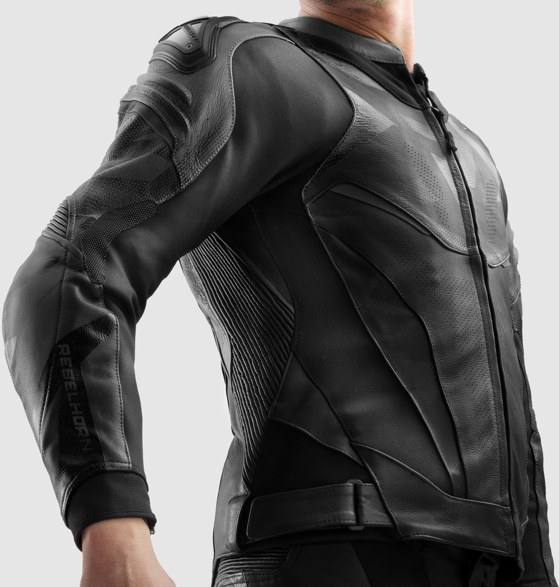 Rebelhorn Inferno Motorcycle Leather Jacket black 56 Figure 10