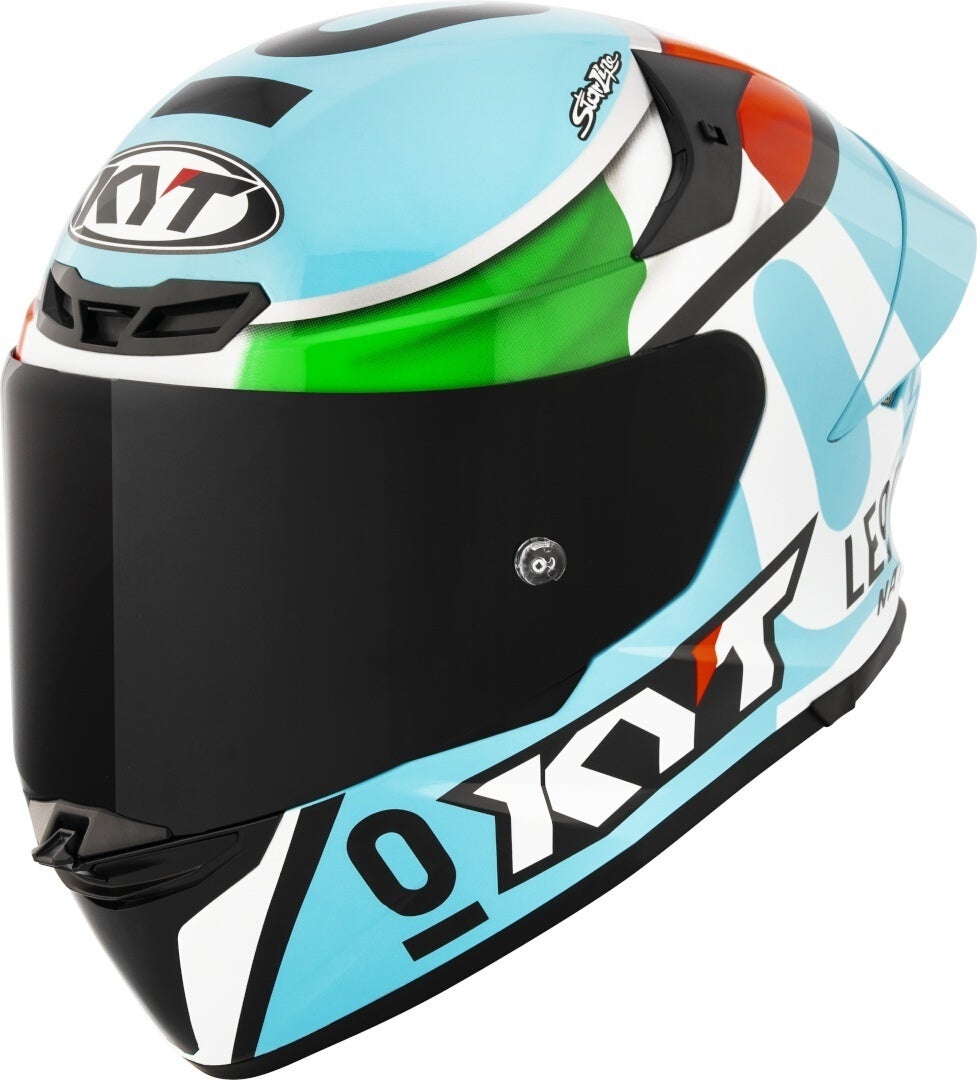 KYT TT-Revo Leopard Replica Helmet green/red S (55/56) Figure 1