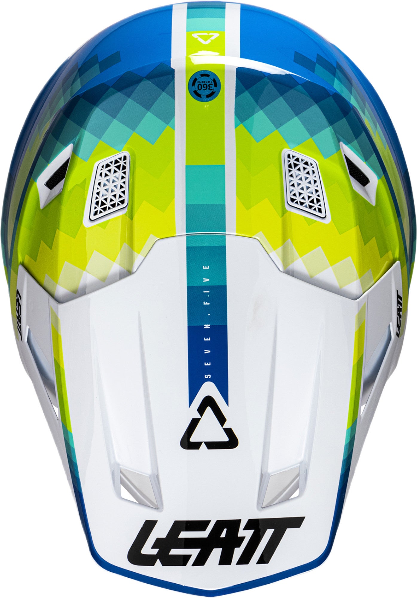 Leatt 7.5 V26 Casco da motocross con occhiali bianco/blu/giallo M (57/58) Figura 7