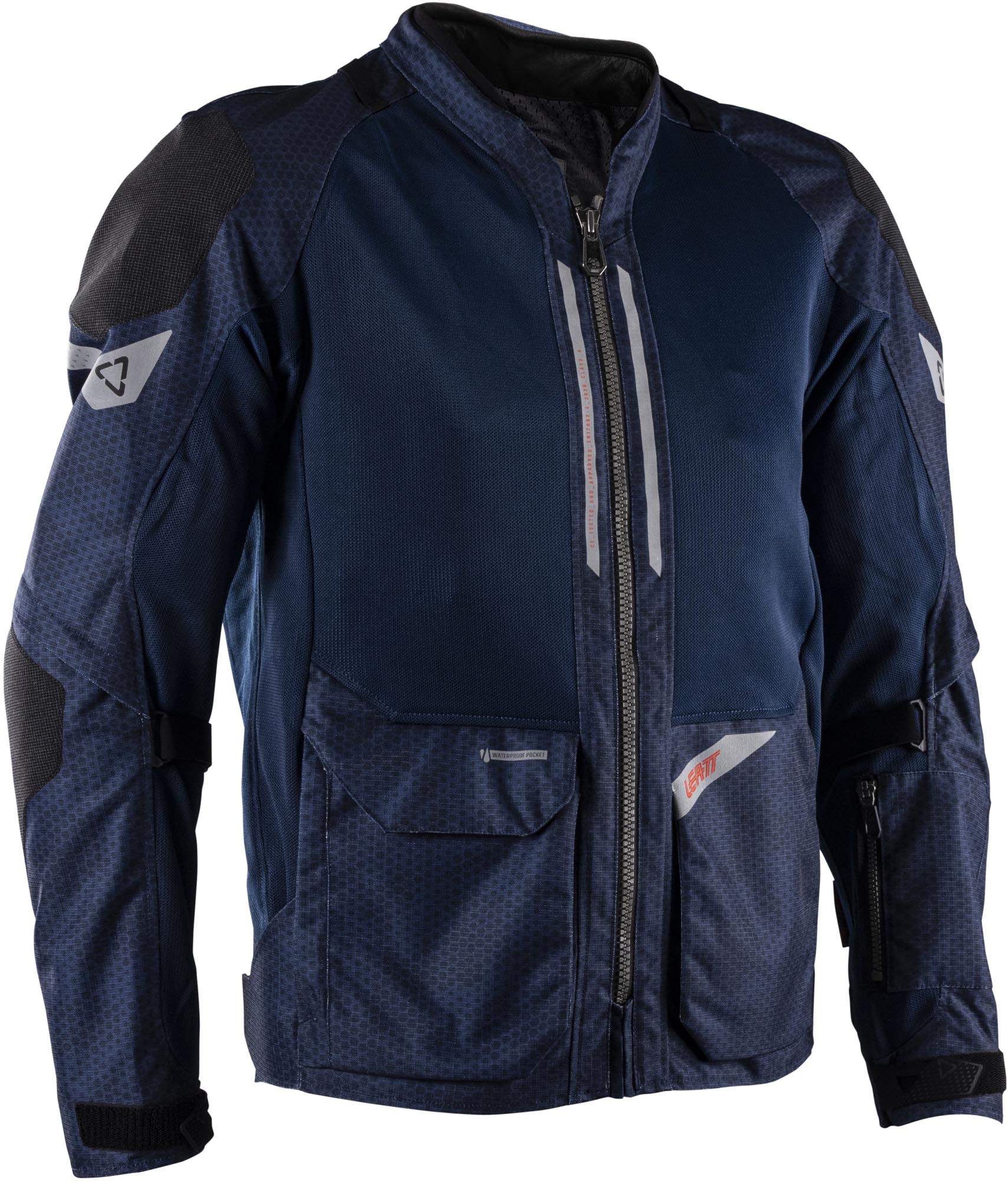 Leatt ADV FlowTour 4.5 Short Jachetă textilă pentru motociclete albastru M Figura 1