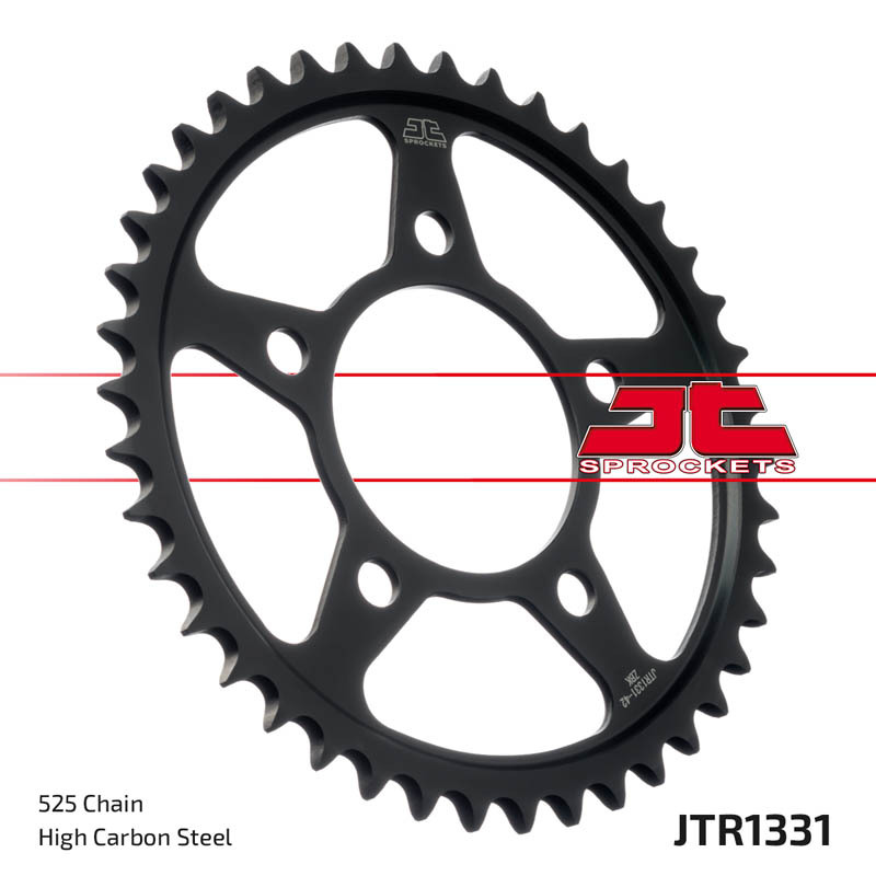 JT-DRIVHJUL Stål Standard 42 kuggar Bakdrev 1331 - 525 Figur 2