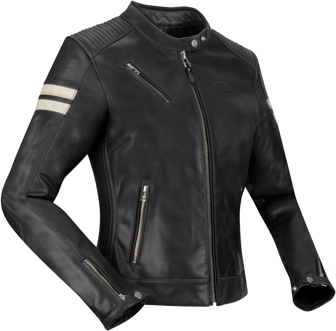 Segura Romeo Ladies Motorcycle Leather Jacket black/white 46 Figure 1
