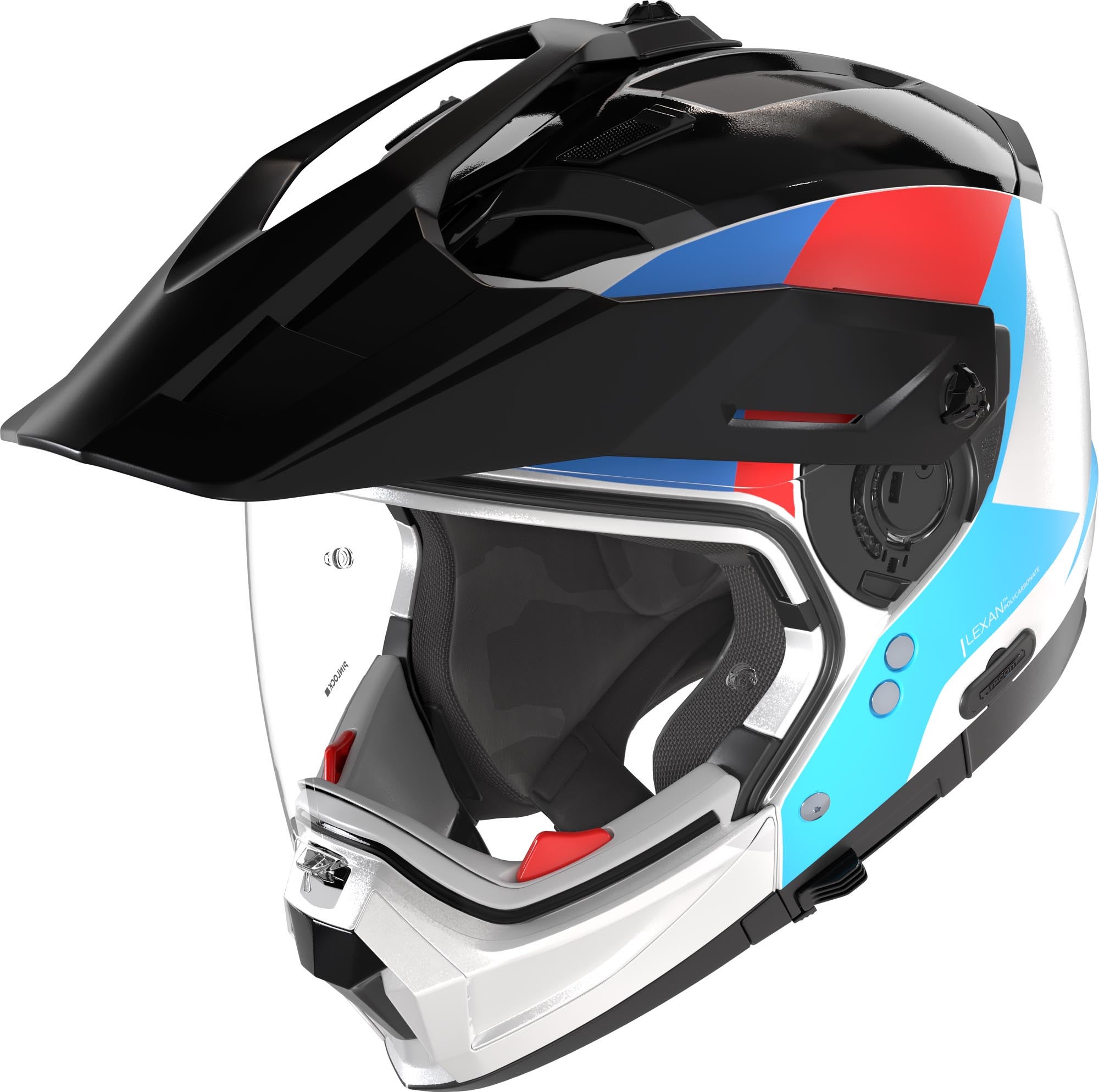 Nolan N70-2 X 06 Turbine Helmet black/white/blue XS (55) Figure 1