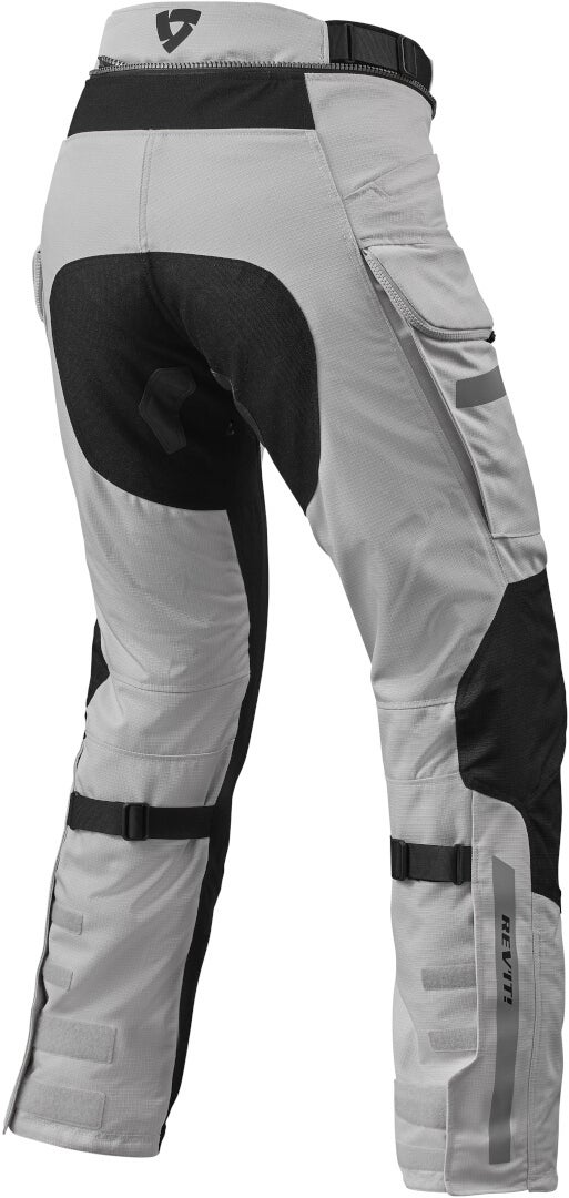 Revit Sand 4 H2O Damer Motorcykel Tekstil Bukser sølv/sort Short 36 Figur 2
