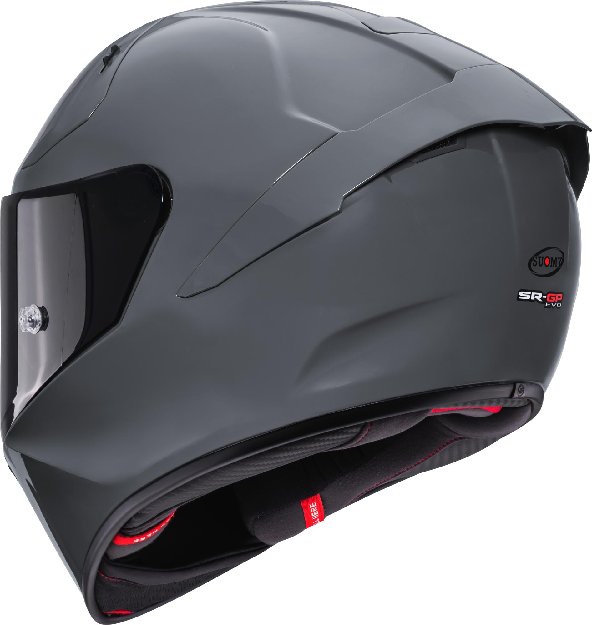 Suomy SR-GP Evo Plain E06 Helm grau XXL (63) Abbildung 3