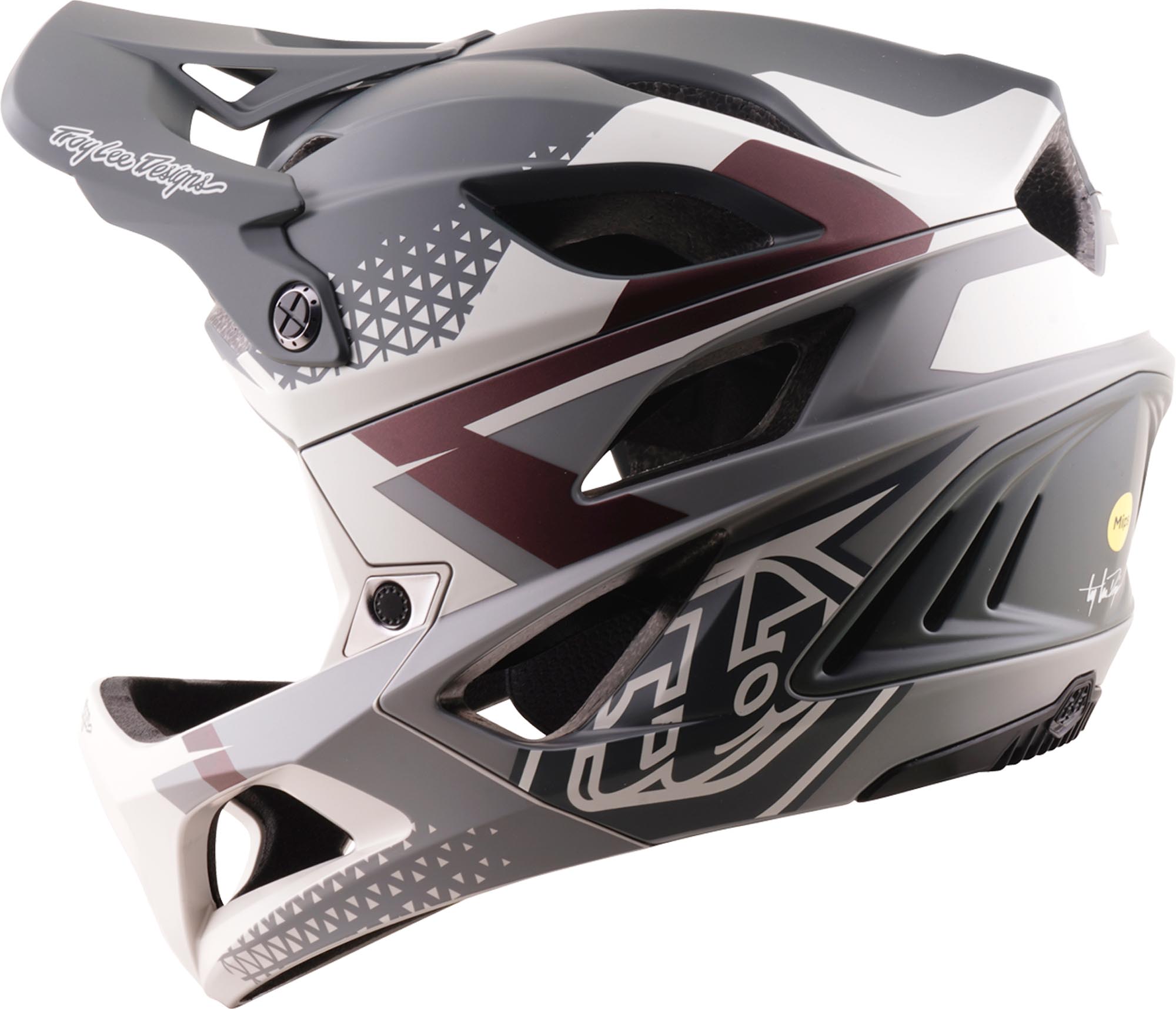 Troy Lee Designs Stage 2 MIPS Amper Enduro MTB Helmet grey/white M-L (57/59) Figure 6