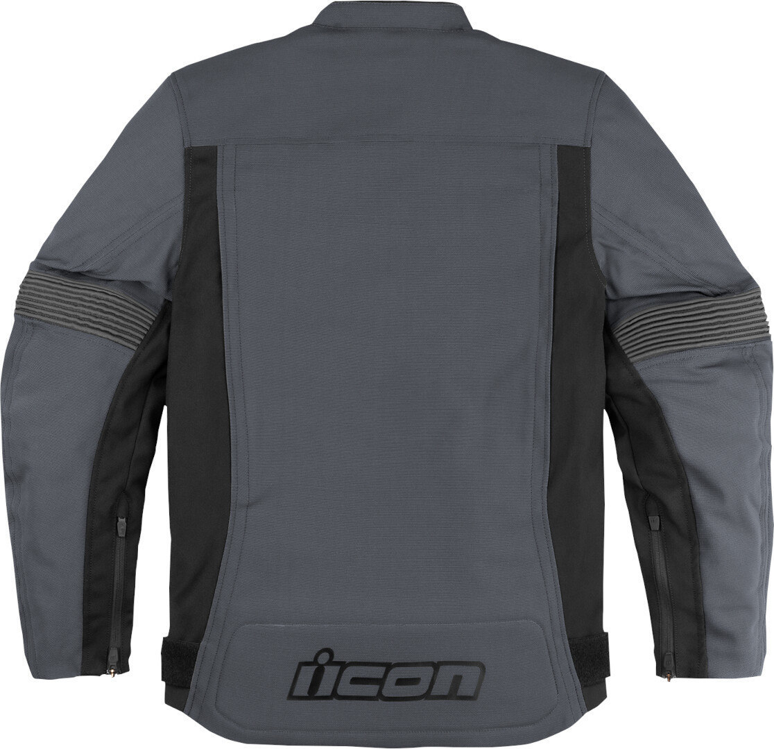 Icon Slabtown Motorrad Textiljacke grau/schwarz M Abbildung 2
