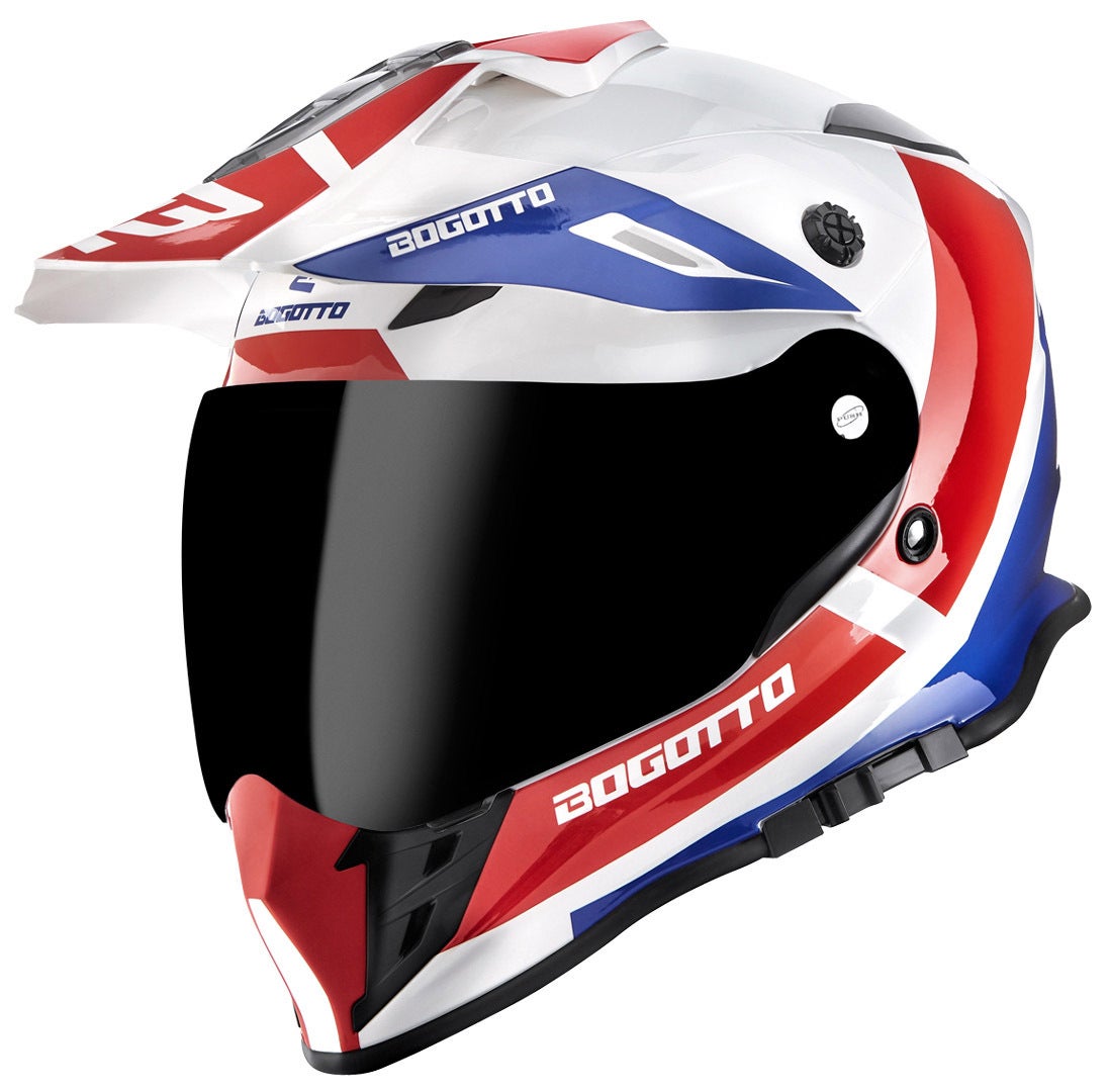Bogotto V331 Pro Tour Casco Enduro rosso/blu M Figura 2