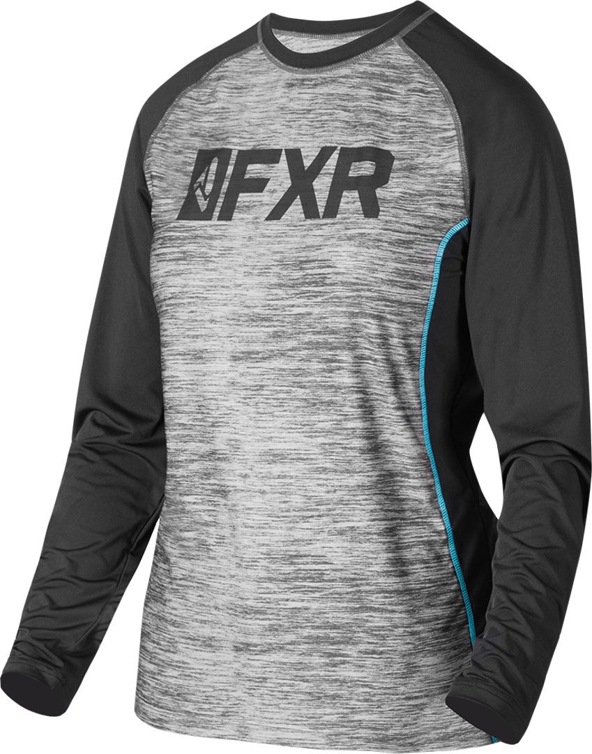 FXR Helium X Tech Dames functionele shirt grijs/zwart XL Figuur 1