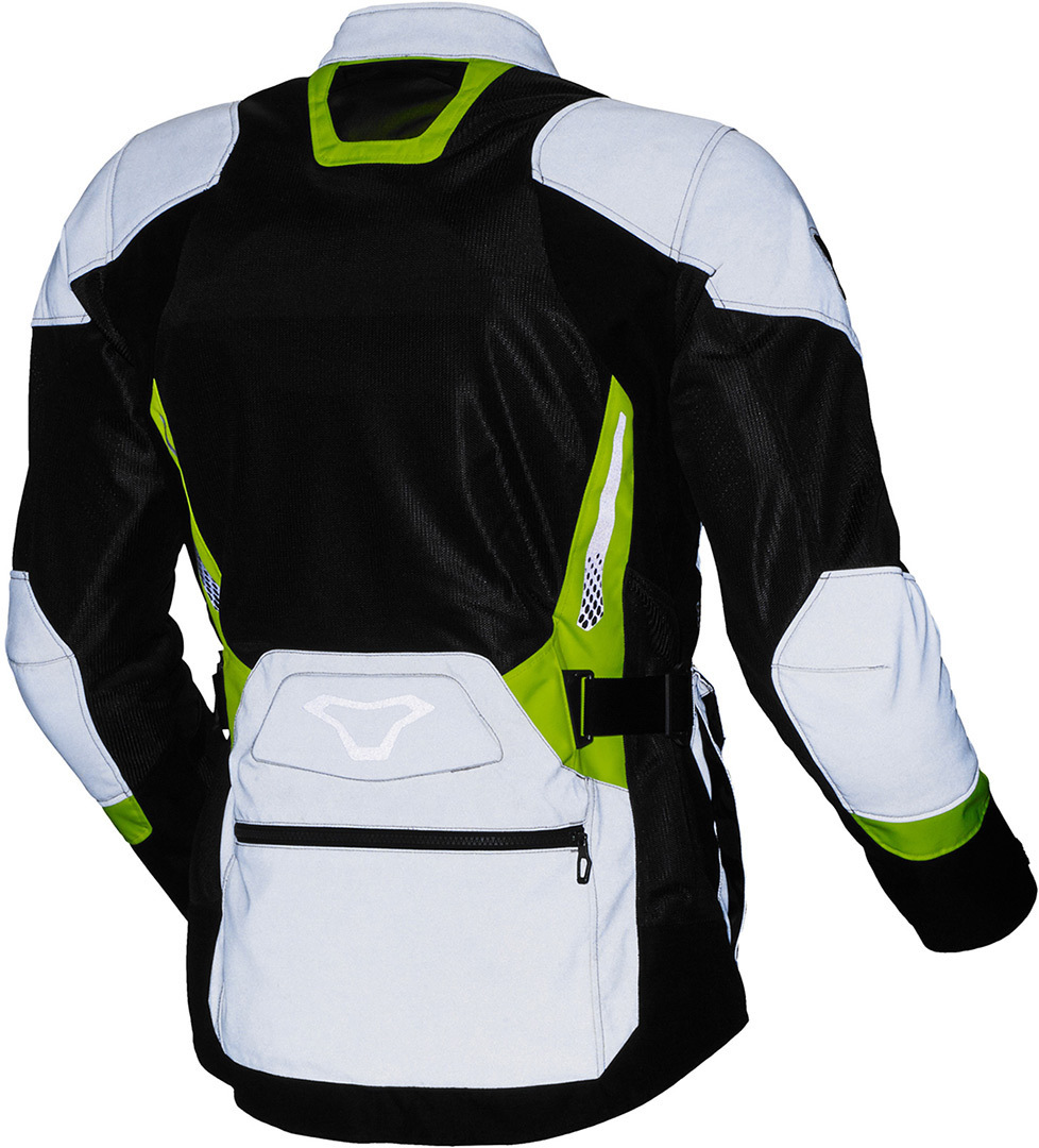 Macna Aerocon NightEye Motorcycle Textile Jacket neon yellow L Figure 4