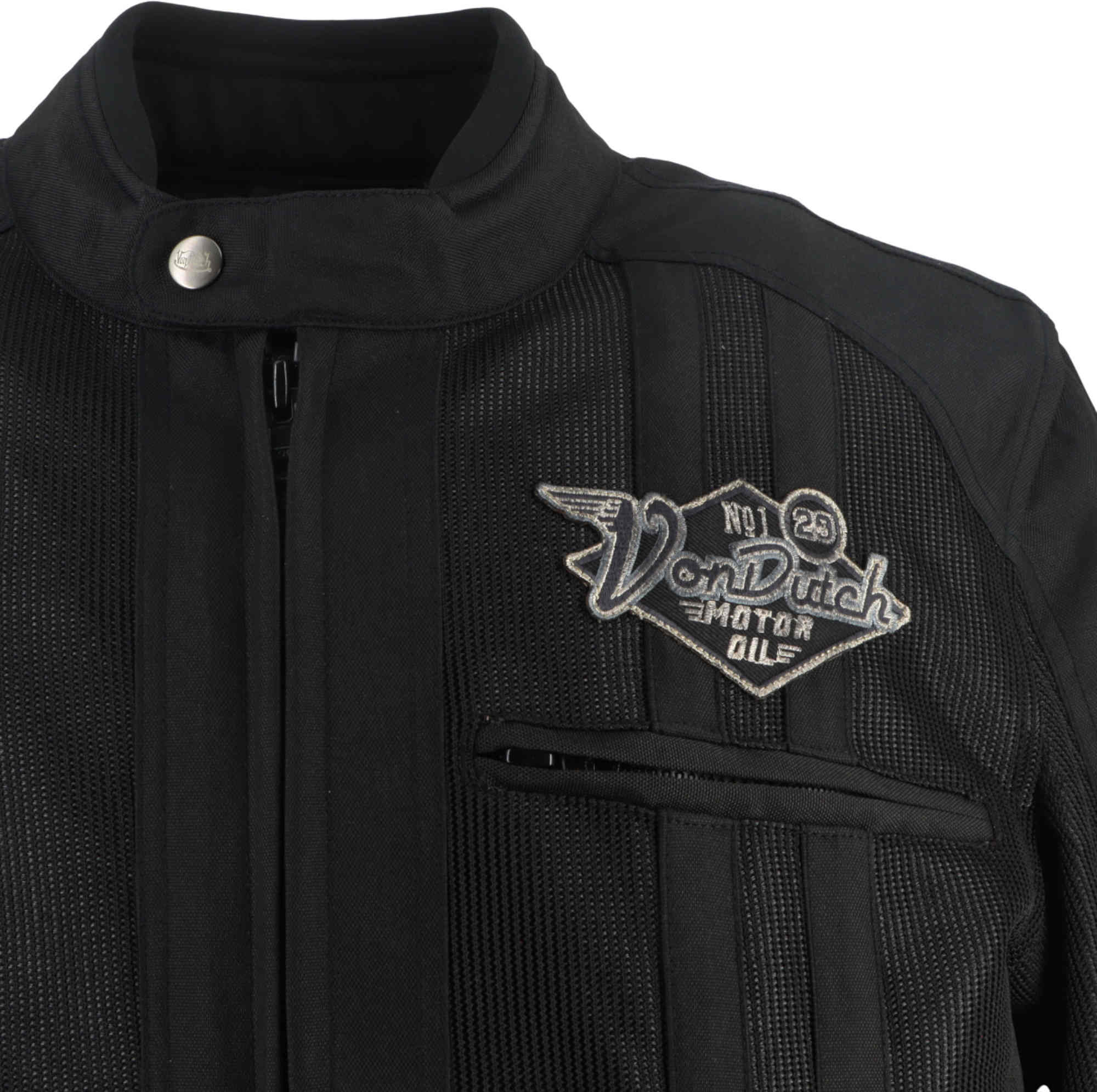 Side view of Von Dutch X Helstons Speed Racer Air Mesh Motorcycle Textile Jacket