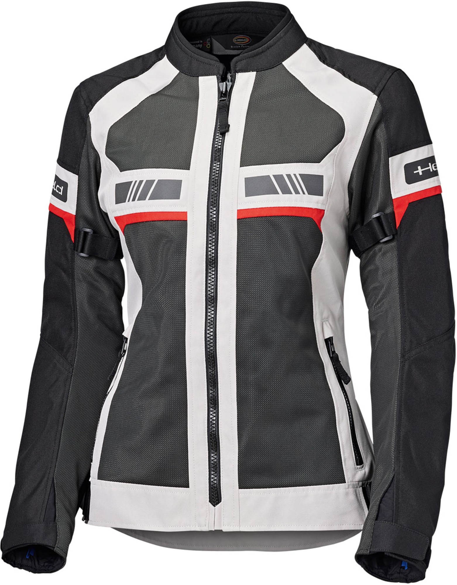 Held Tropic 4 Mesh Damen Motorrad Textiljacke grau/rot XL Abbildung 1