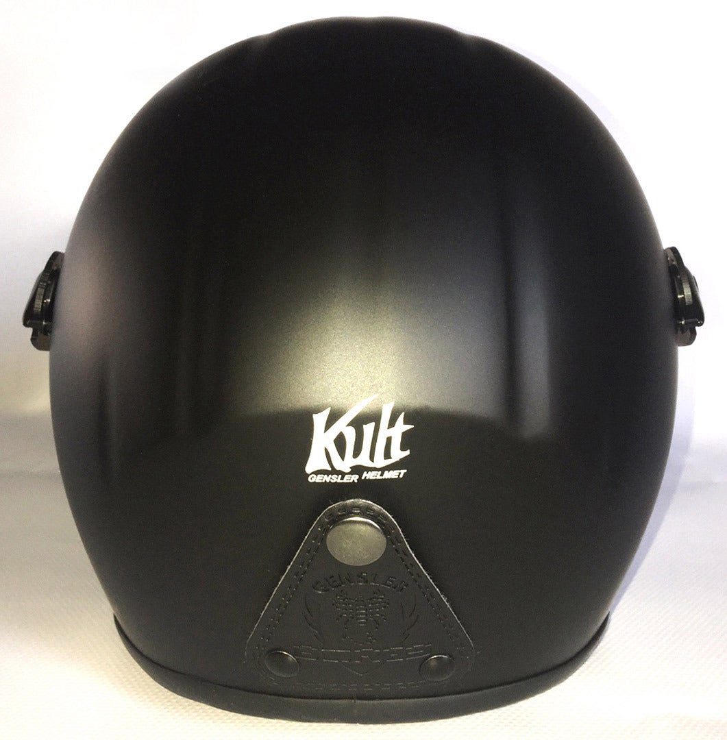 Bores Gensler Kult Jet Helmet With Visor black matt S/L Figure 2