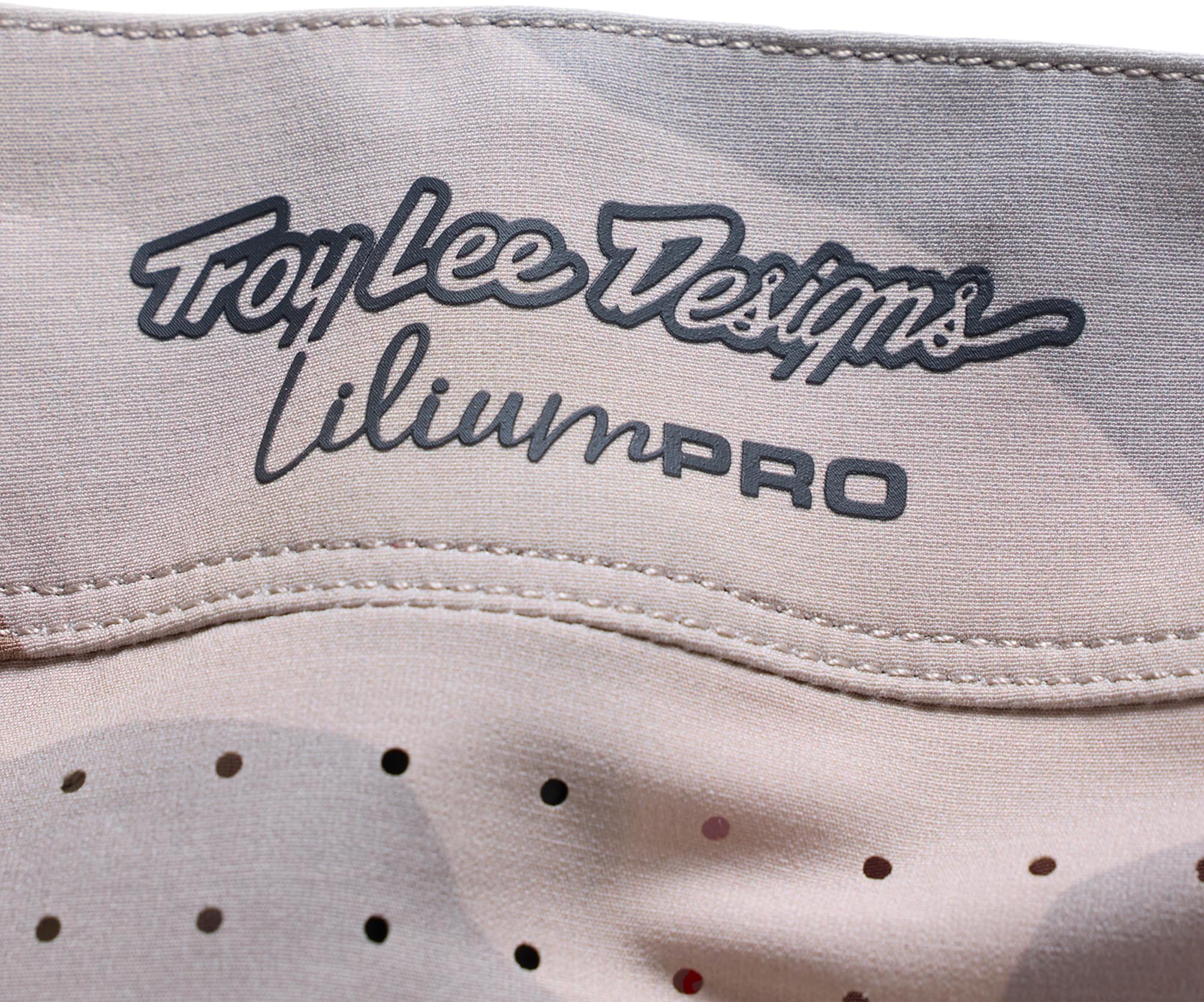 Side view of Troy Lee Designs Lilium Pro Flow Camo Ladies Bicycle Pants