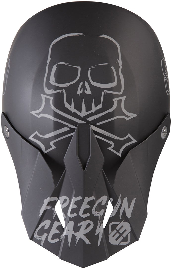 Freegun XP4 Speed Casco de Motocross Grey matt M (57/58) Figura 2