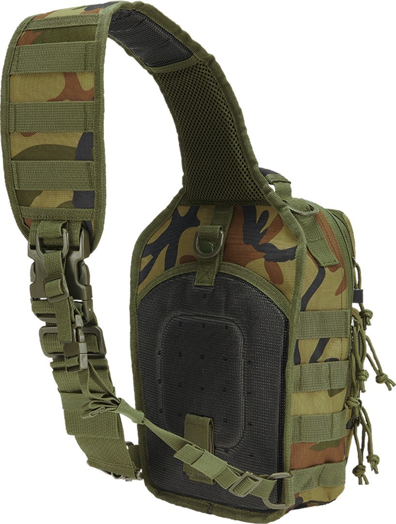 Brandit US Cooper Sling Ryggsäck Militärgrön En storlek passar alla Figur 2