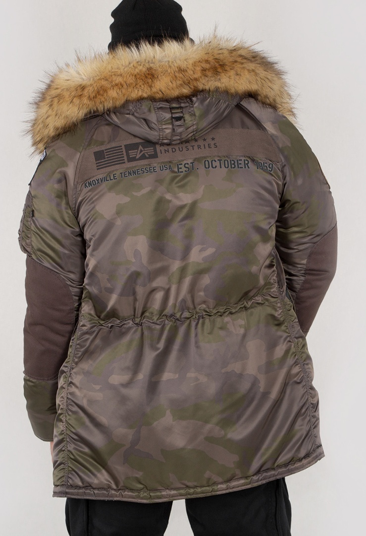 Alpha Industries N3B Airborne Jacket Dark Camouflage S Figure 4