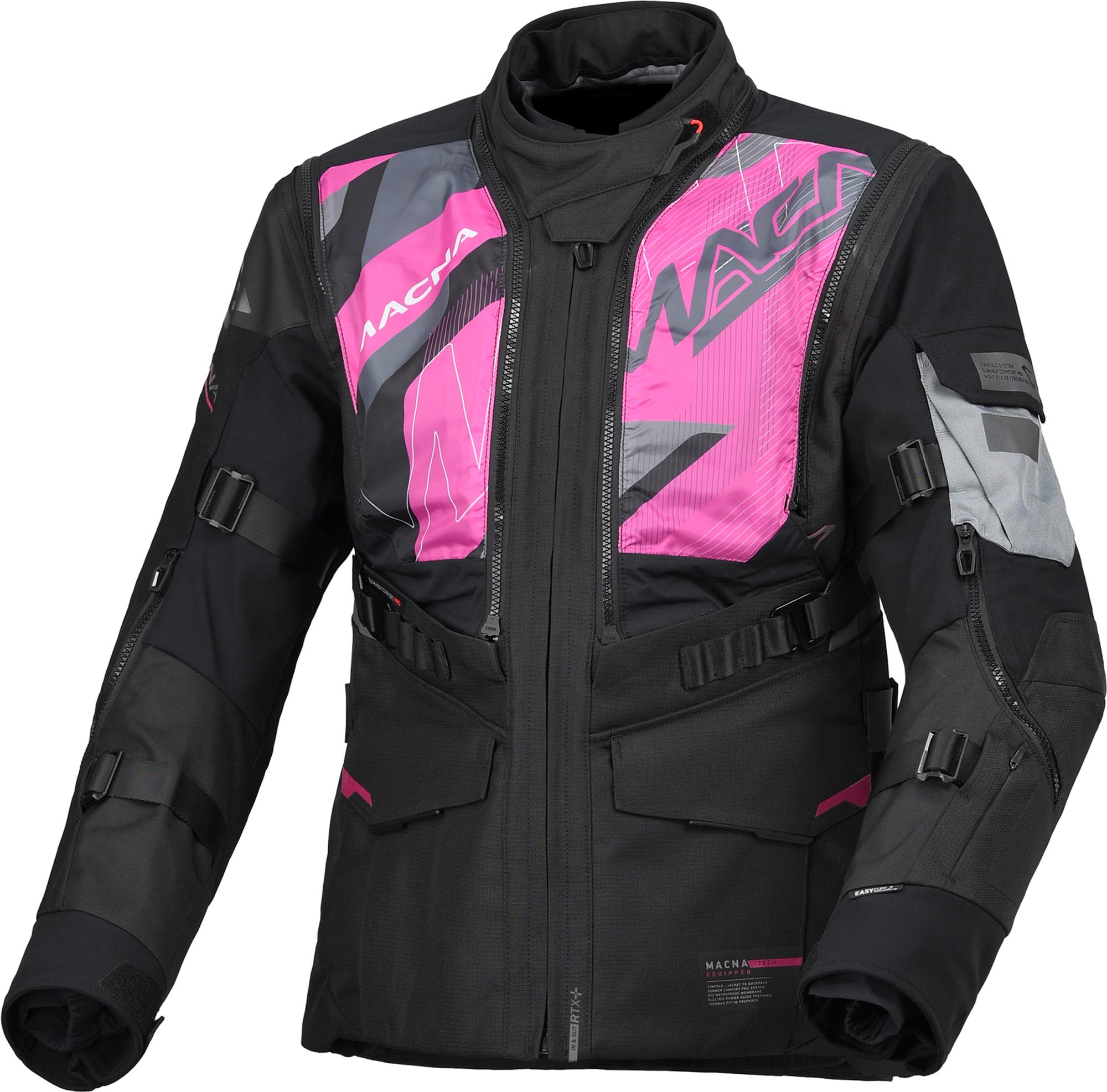 Macna Flexodus waterproof Ladies Motorcycle Textile Jacket black XL Figure 5